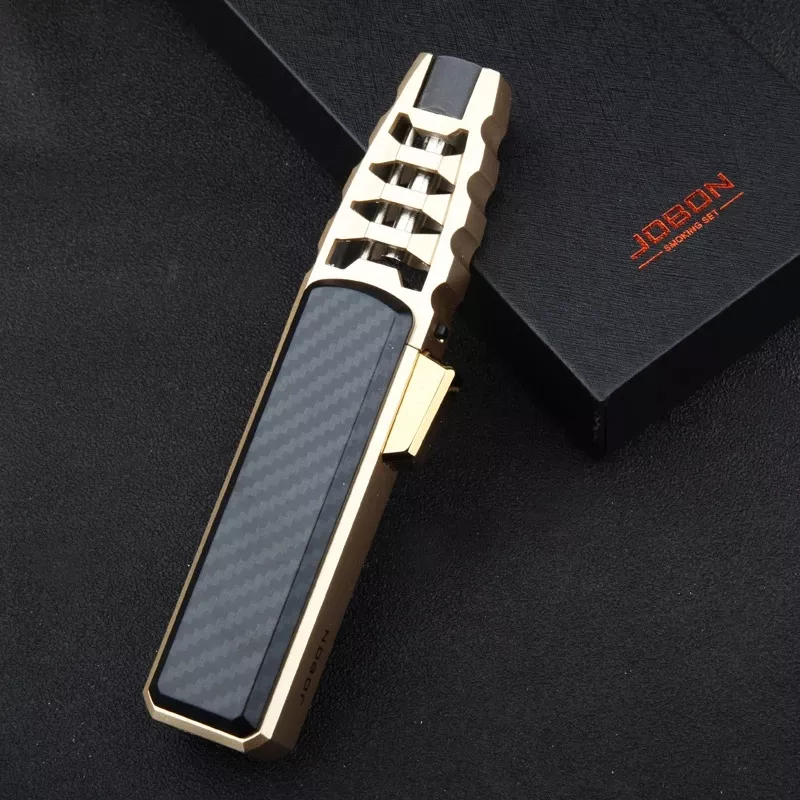 High Quality New Strong Powerfull Torch Butane Lighter Kitchen Torch Blue Flame Cigar Lighter