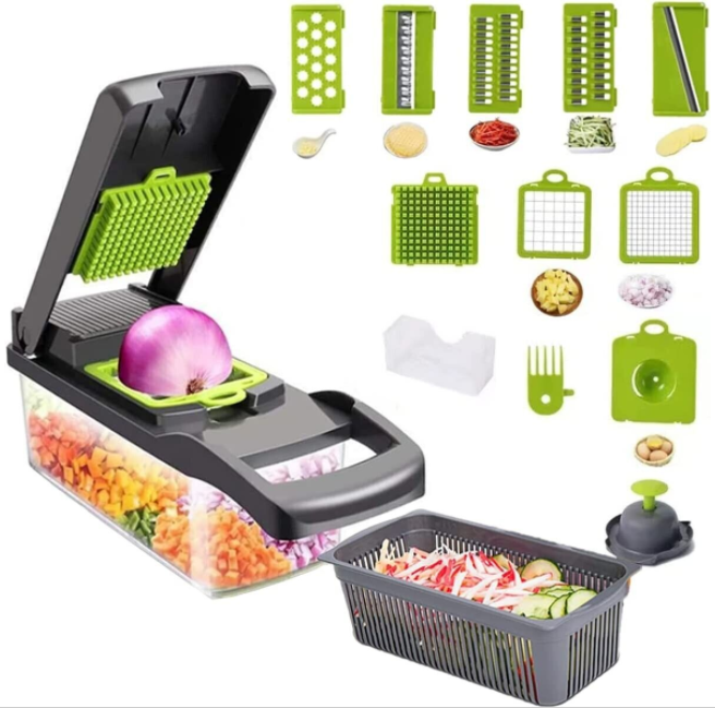 Fullstar Durable Vegetable Chopper Dicer Mandoline Slicer Fruit & Vegetable Cutter and Chopper