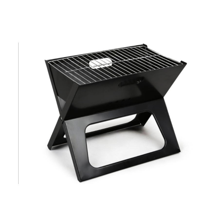 China Wholesale fashionable outdoor camping grill bbq foldable stainless steel grill bbq pan charcoal