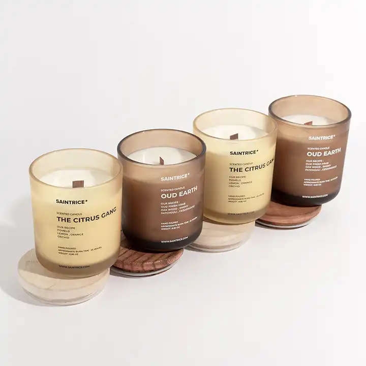 OEM Private Label Logo Multi Luxury Scented Soy Wax Candles