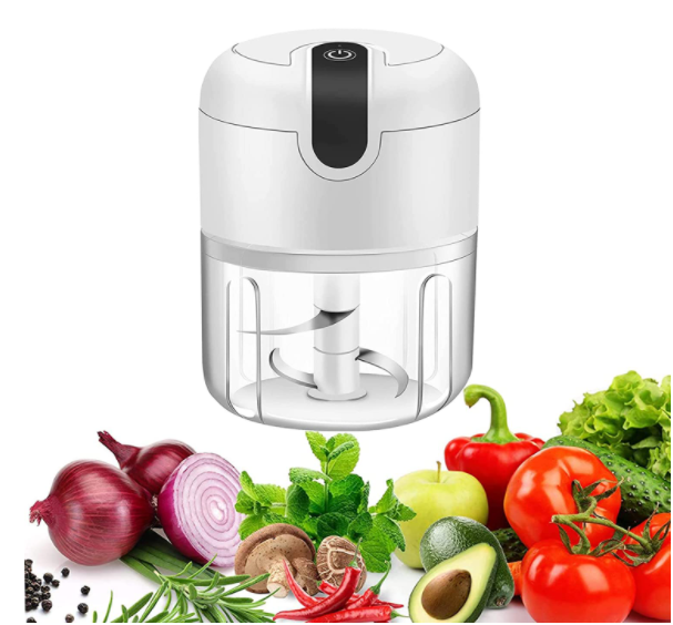 Mini USB Rechargeable Portable Electric Food Chopper Ginger Chili Minced Meat Kitchen Tools Electric Garlic Chopper