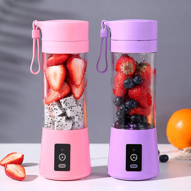 Personal Rechargeable Portable Blender And Automatic Handheld USB Fruit Smoothie Six Blades Juicer Cup For Gift