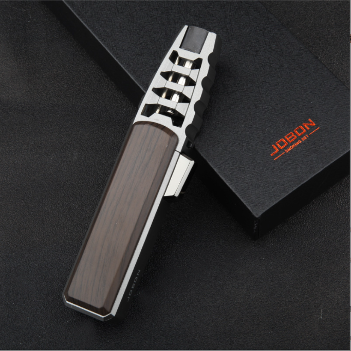 Refillable Butane Gas Lighter Kitchen BBQ flame cigar windproof torch Jet Lighter torch