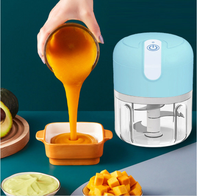 Smart Wholesale Mini Electric Vegetable Chopper Garlic Masher Crusher Customization 250ML USB Rechargeable Vegetable Mincer