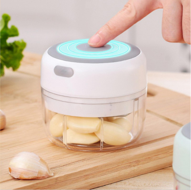 250ML Electric Garlic Food Chopper Vegetable Home Kitchen Chopper Grinder Blender Vegetable Crusher