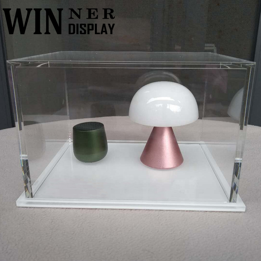 custom wholesale retail shops small transparent showcase acrylic speaker display box