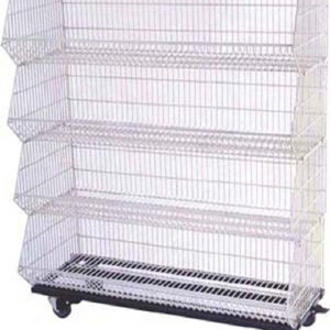 foldable rack Metal Wire Storage Rack Shelf With NSF Approval  wire display mesh  wire basket  display racking system warehouse