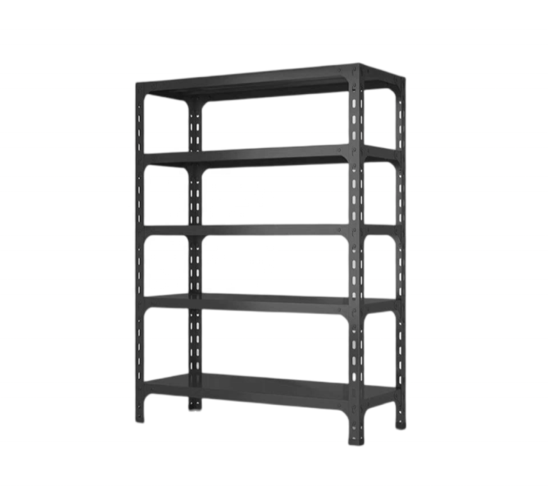 5 level angle rack  storage racks shelving unitS steel  shelf  slotted angle racks heavy duty shelf