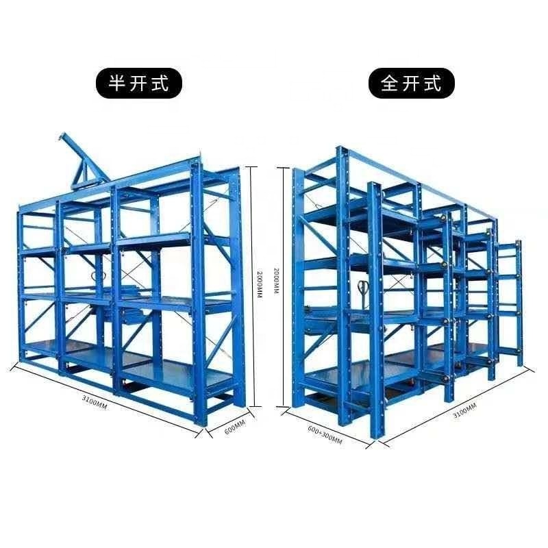 4 rack  drawer  mold steel 6-tier shelving warehouse equipment angle rack heavy duty  metal storage racks shelving units