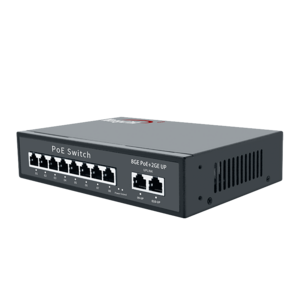 Wanglink 8GE POE+ 2GE Uplink Port Built-in Power Supply 120W Gigabits 8 Port POE Switch For CCTV Camera AP