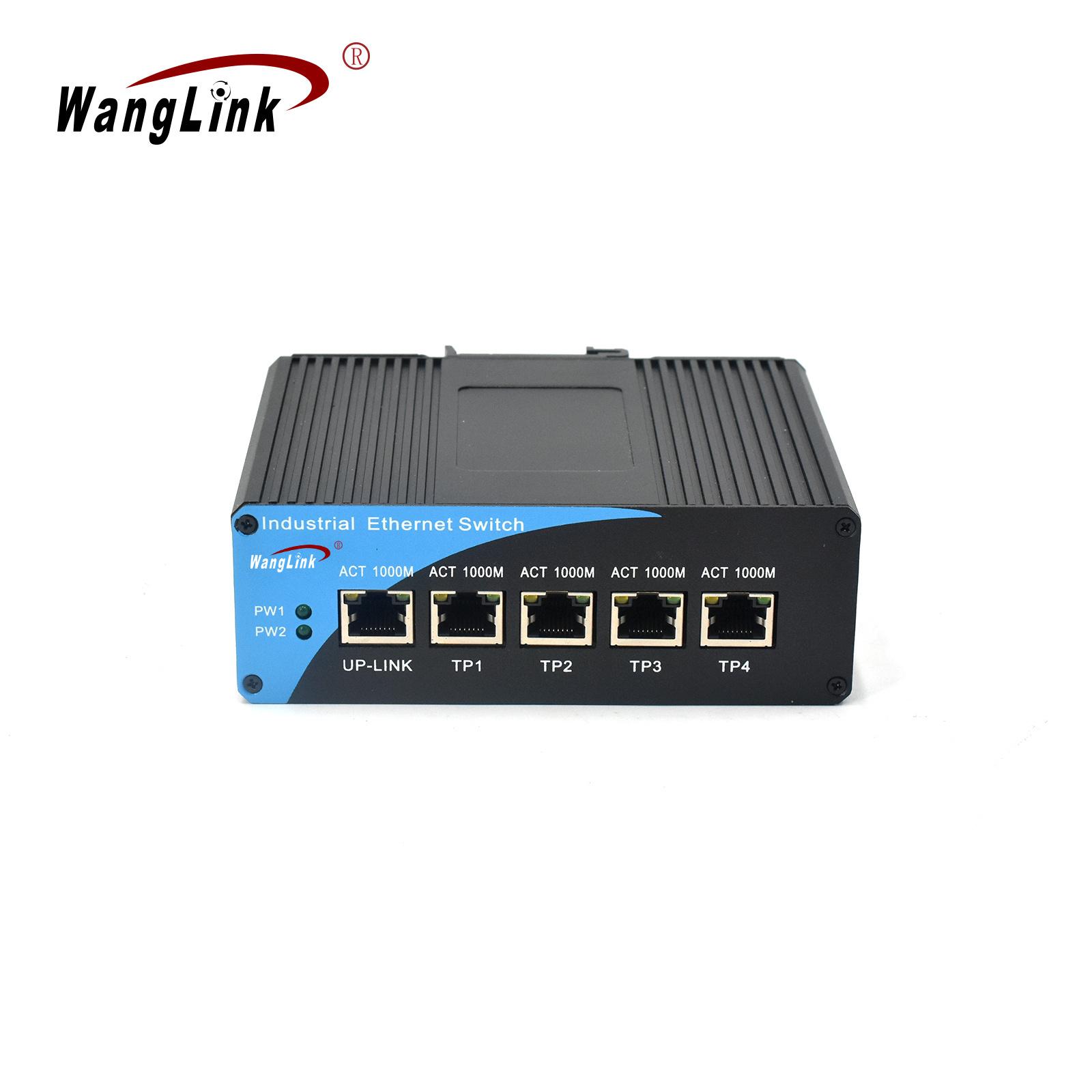 Wanglink 10/100/1000Mbps Industrial Switch 5 Port Industrial Grade Ethernet Switch