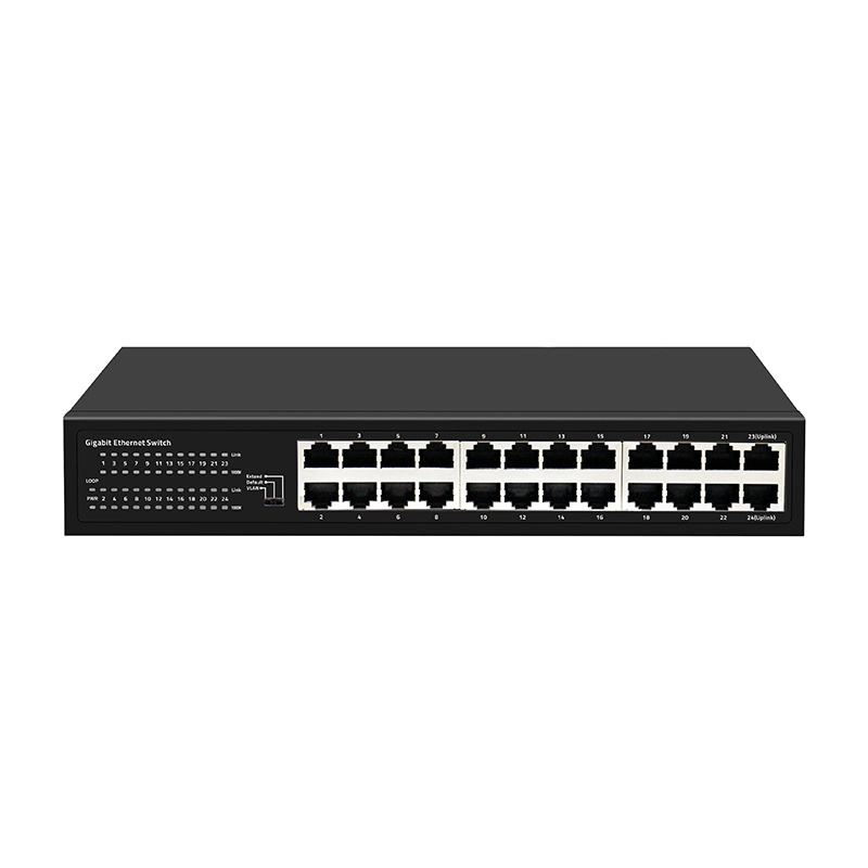 Wanglink Ethernet Switch Unmanaged 10/100/1000Mbps Desktop Gigabit Network Ethernet Switch 24 Port