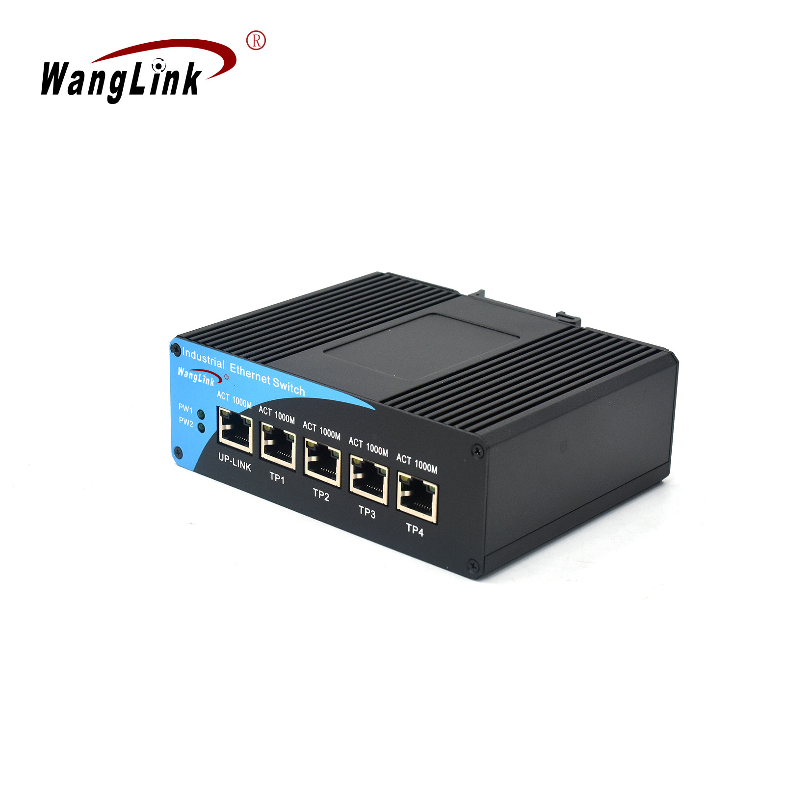 Wanglink 10/100/1000Mbps Industrial Switch 5 Port Industrial Grade Ethernet Switch