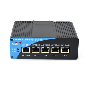 Wanglink 10/100/1000Mbps Industrial Switch 5 Port Industrial Grade Ethernet Switch