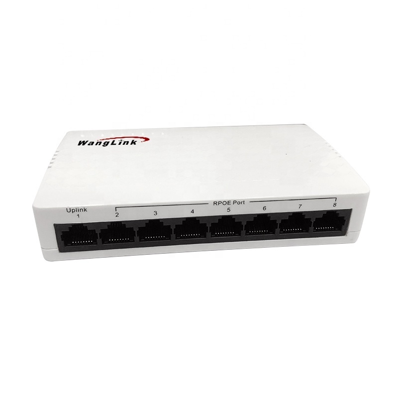 Wanglink Manufacturer OEM 8 Port 1000Mbps Network PoE Gigabit Reverse POE Switch