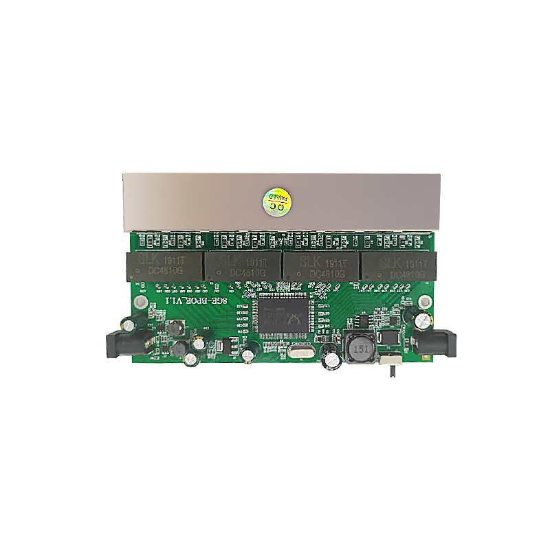 Wanglink Realtek Chipset Reverse POE Switch PCB board  8 Port 10/100/1000M Ethernet Reverse RPOE Switch Support Vlan