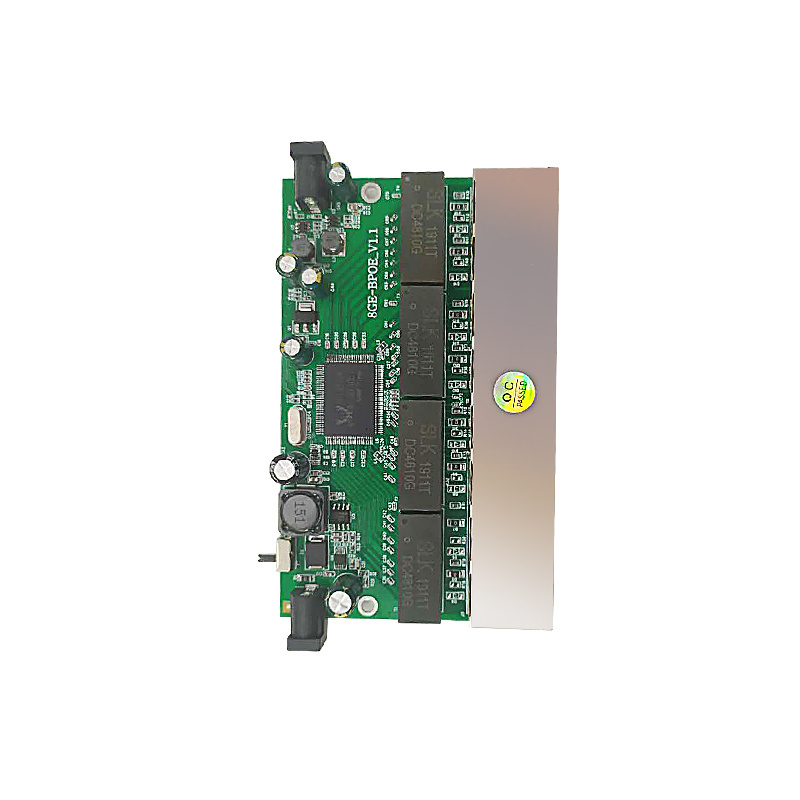 Wanglink Realtek Chipset Reverse POE Switch PCB board  8 Port 10/100/1000M Ethernet Reverse RPOE Switch Support Vlan