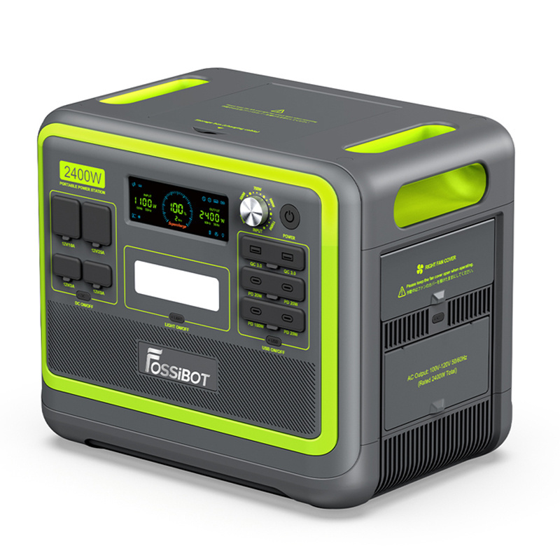 F2400 Solar Charging Portable Power Station Has Launched Mobile Power Outdoor Indoor 1200W Car Charger