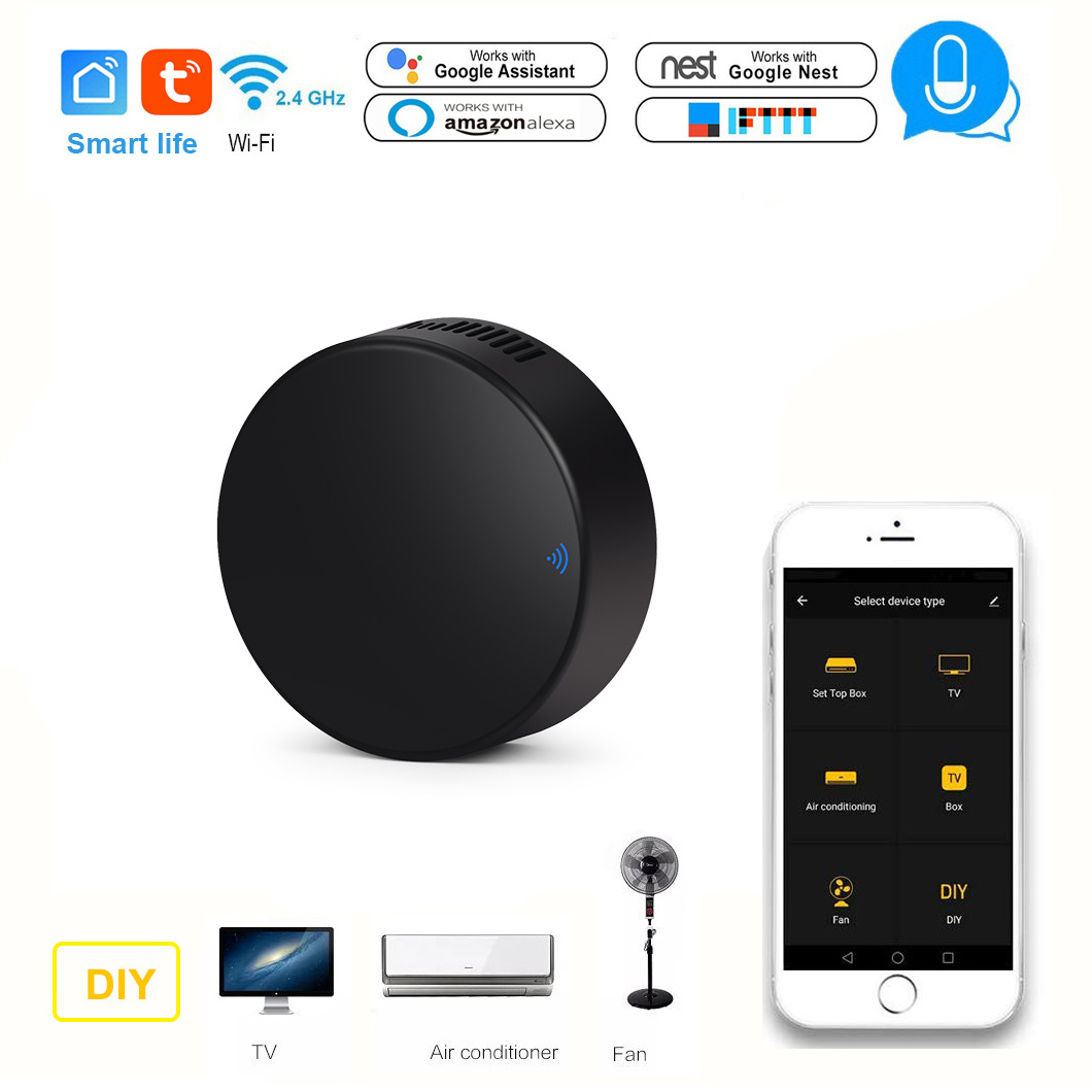 Wale Security Tuya Controlador IR Universal WIFI Control Remoto Universal WIFI