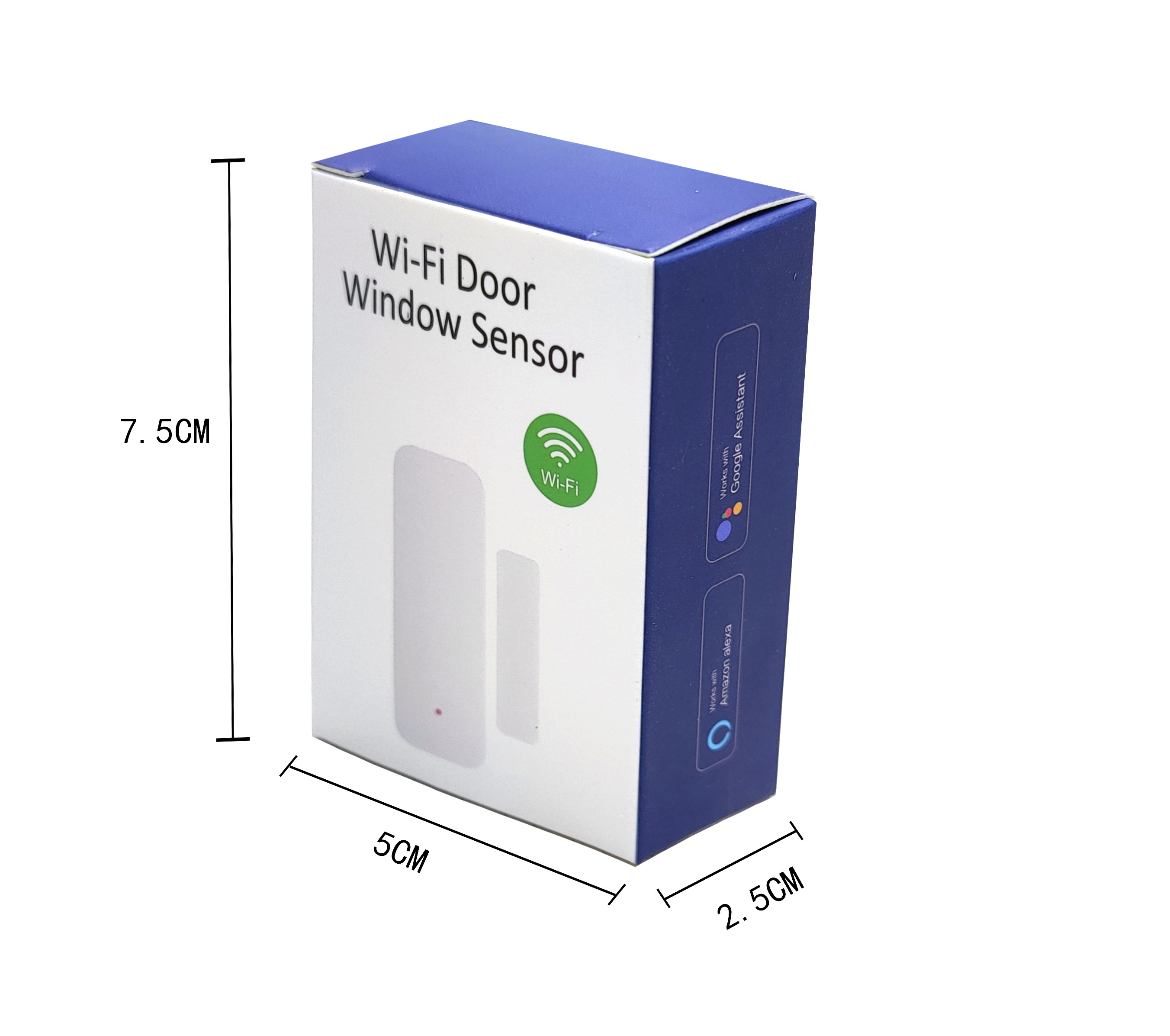 Wireless Smart WIFI door sensor window sensor which support Tuya smart/ smart life APP