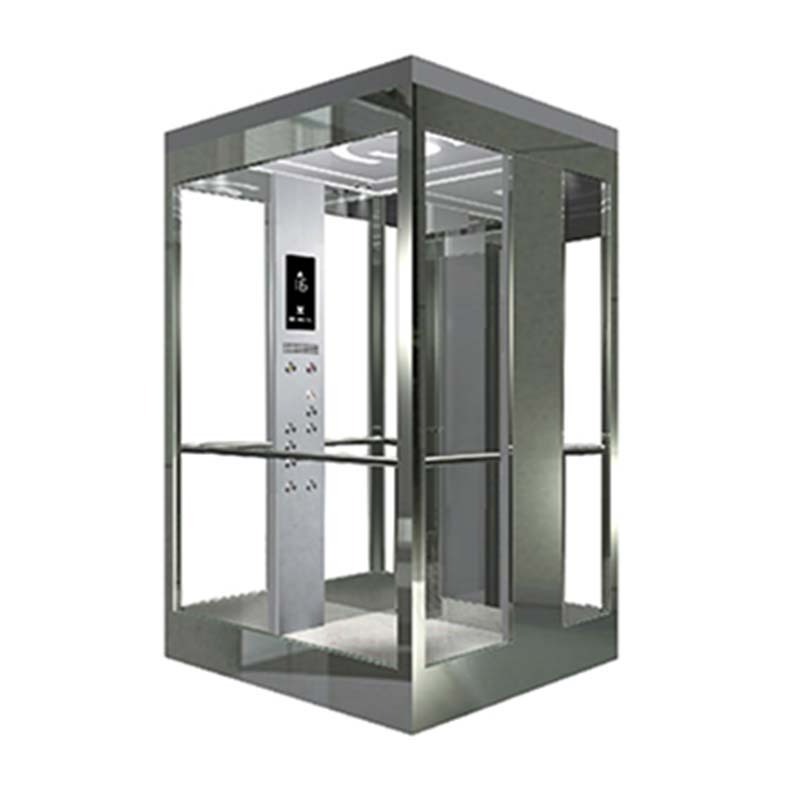 Complete Customized Glass Cabin Transparent Panoramic Elevator