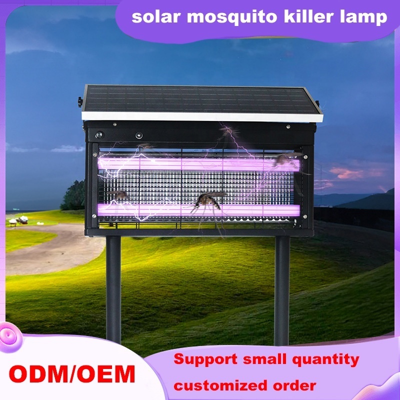 Solar Bug Zapper Outdoor Solar Powered Zapper Light Lamp for Indoor and Outdoor LED Mosquito Killer