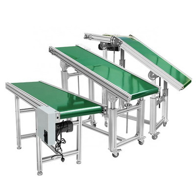 Factory Pvc/Pu Portable Conveyor Belt Food Industry Conveyor Belt Machine System Band Conveyor