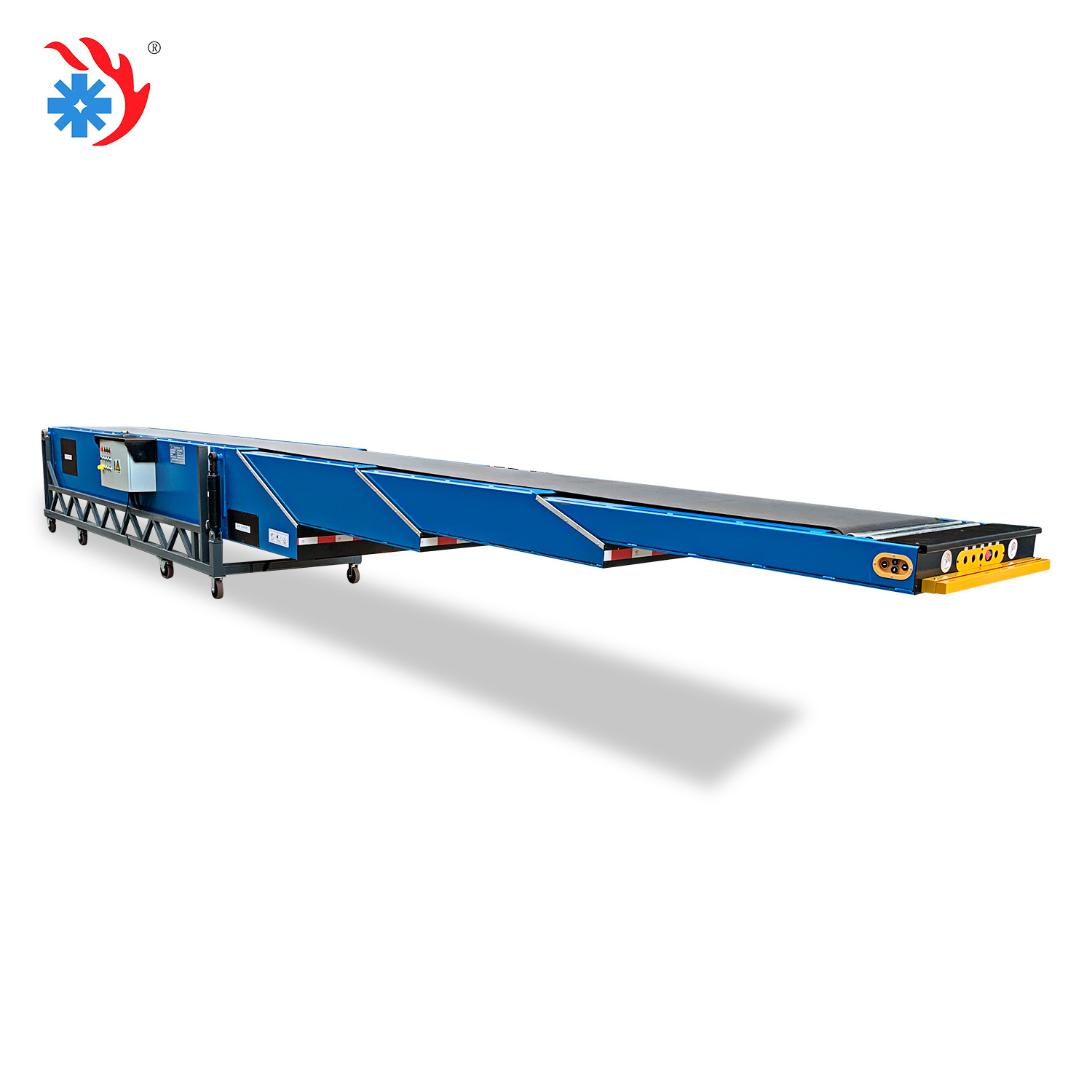 Truck Loading And Unloading Automatic System Help Moving Transport Mobile Heavy Duty Telescopic Belt Conveyor