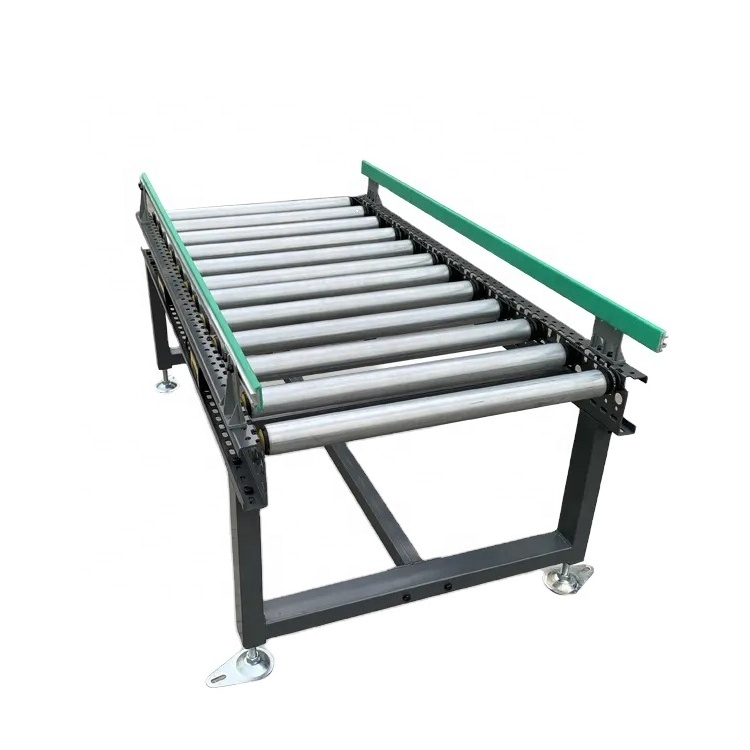 Electric Power/Gravity Power Straight Running Roller Conveyor for Carton Boxes Pallets Packing Line Unloading