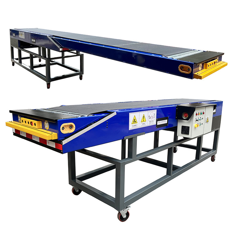 Promotion Mobile Manufacturer Material Handling Equipment Telescopic Belt Conveyor Retractable Truck Loading Conveyor