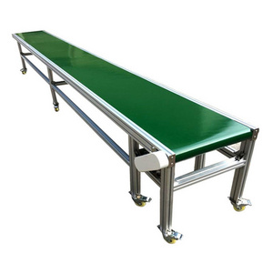 Double Face Belt Conveyor Modular Splicing pvc Belt Conveyor for Farm Use and Workshop assembly line