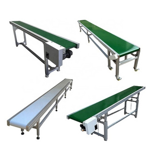 High Quality Heat Resistant Food PVC Conveyor Belt Machine Industrial Flat Portable Belt Conveyor Machine