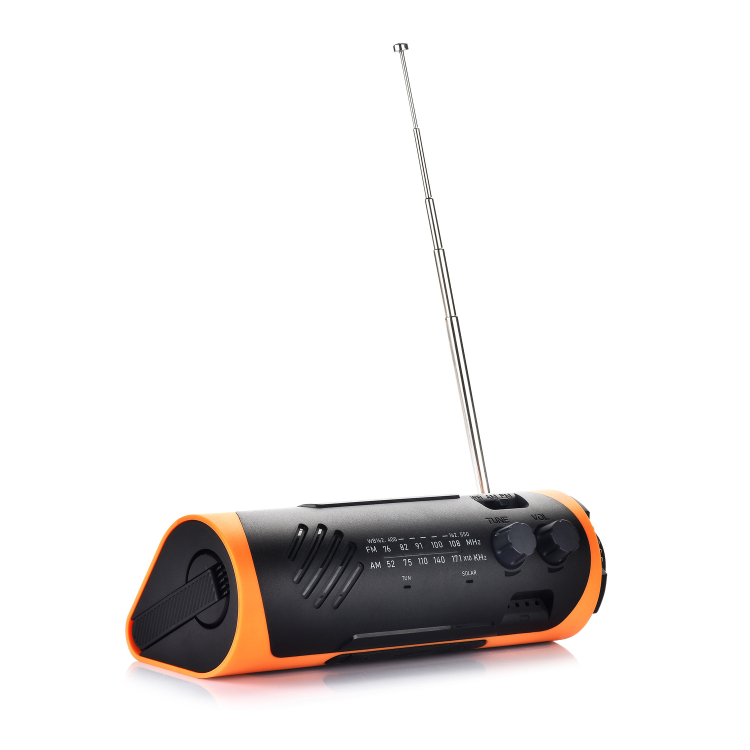 Emergency Weather Radio AM FM NOAA Solar Hand Crank Radio with SOS Power Bank for Cell Phone Camping LED Torch Light