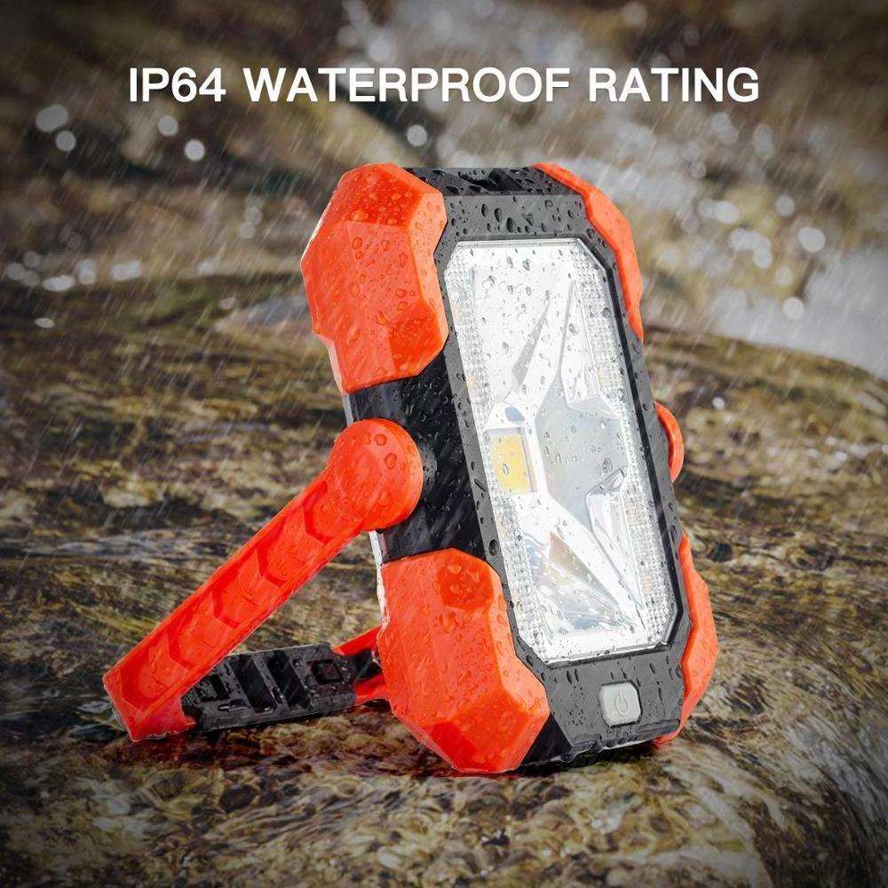 Super bright solar camping lamp portable rechargeable led light for camping