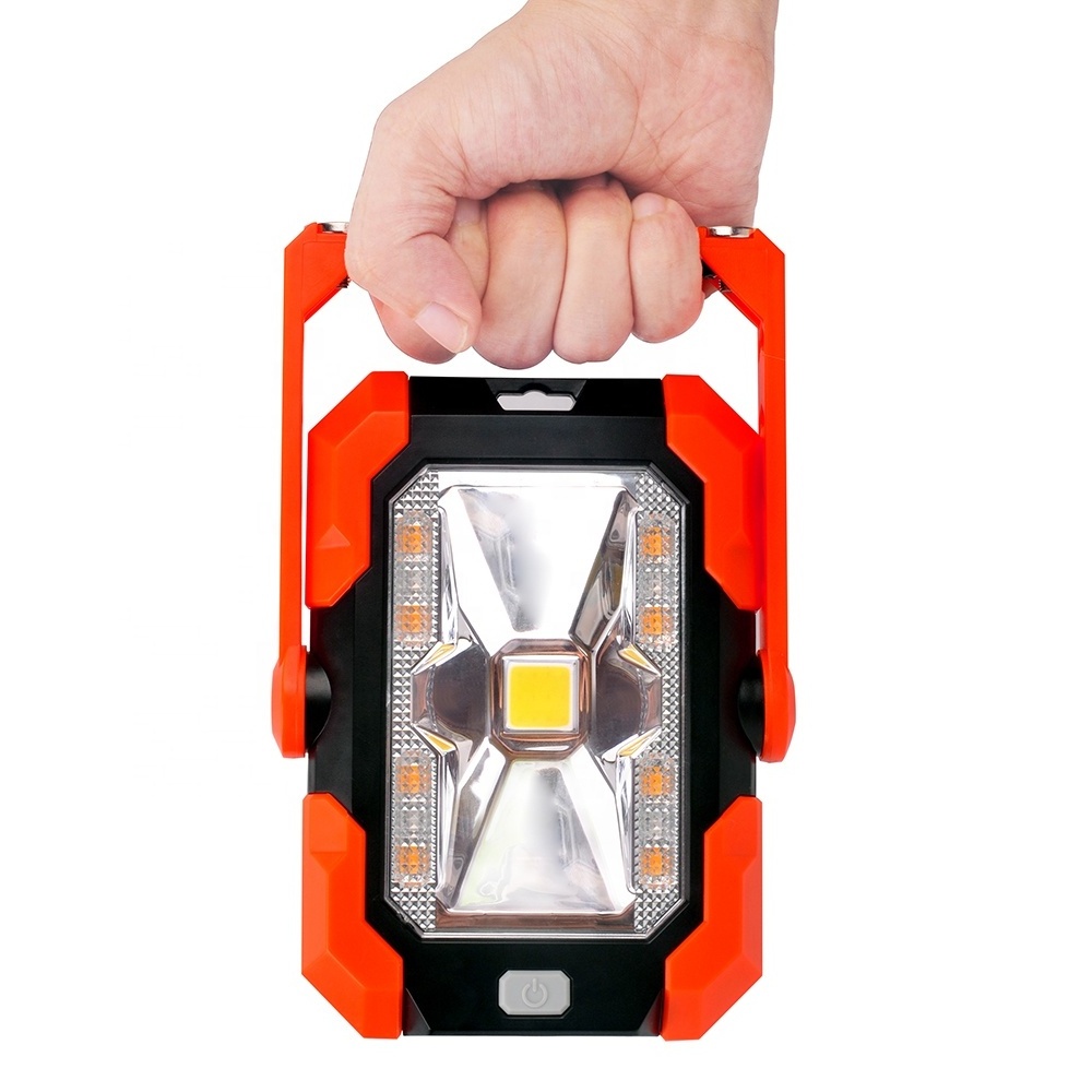 4 in 1 portable mini projector pocket magnet power bank work camping lamp 6W rechargeable solar powered outdoor led floodlight