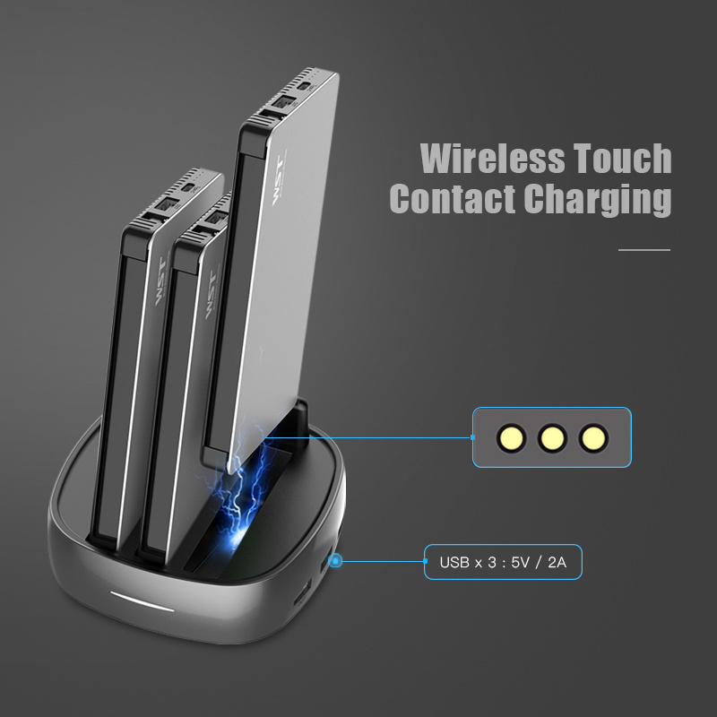 Eco-friendly multifunctional 3-Port coin operated cell phone charging station