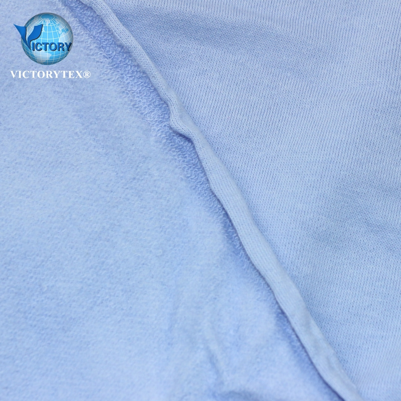 China Supplier Manufacturer High Quality 100 Cotton Cloth Towel French Terry Knitted Fleece Fabric for Sweatshirt,Jacket,Coat