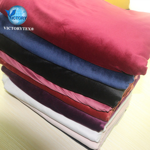 Micro Velboa Polyester Spandex Elastic Creative Warp Short Pile Super Soft Velvet Micro Velboa Plush Fleece Fabric for Cap Hat