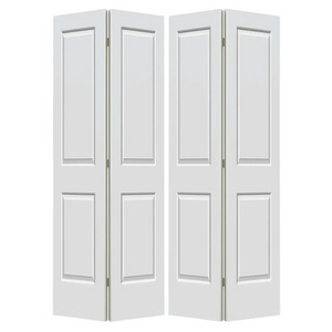 Wood Door Interior Folding Door Hollow Core HDF White Primed Wooden Accordion Sliding Door