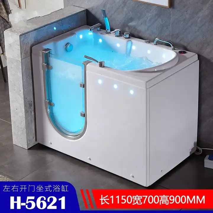 Whirlpool air jetted walk in tub shower combo, walk in tub for the elderly