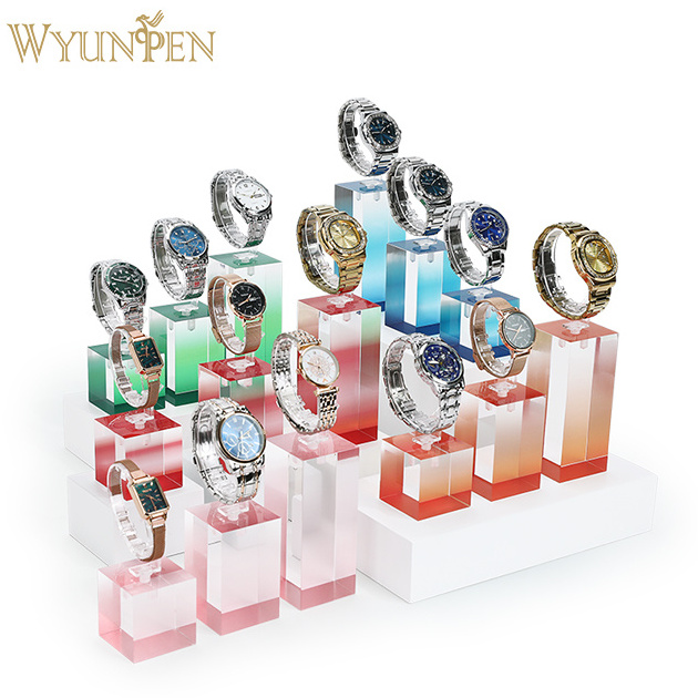 WYP High Quality Acrylic Watch Display Stand for Store and Retail Window Display