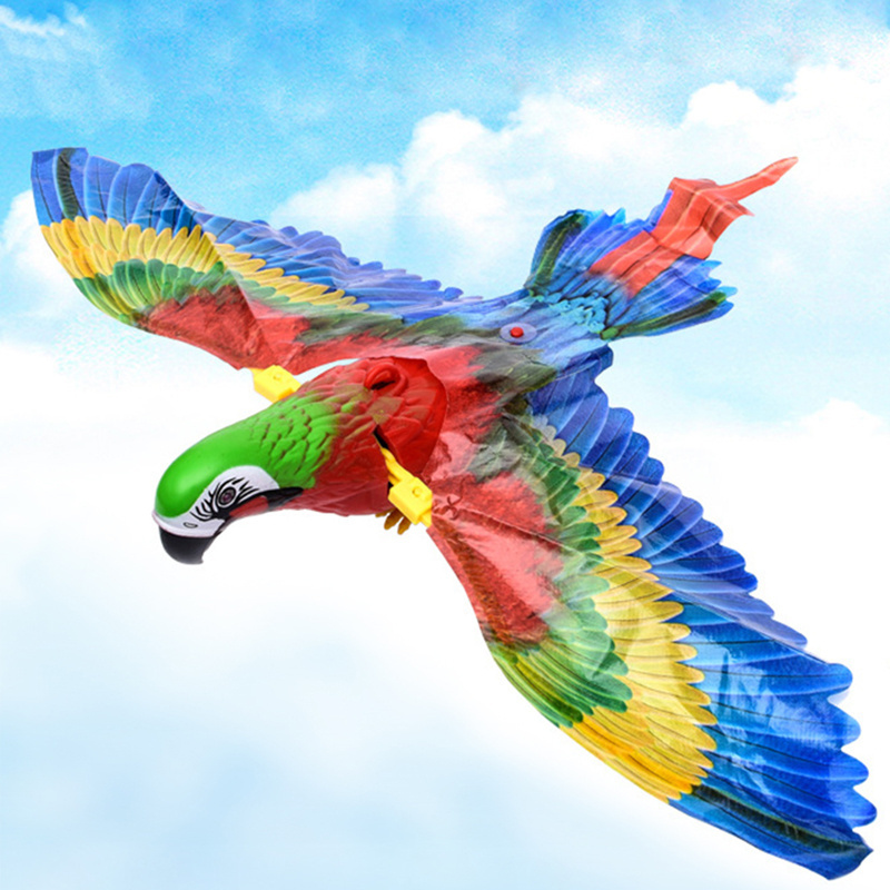 Electronic Flying Eagle Toy, Sling Hovering Small Animal Toys With Sound Lights Flying Bird Toy//