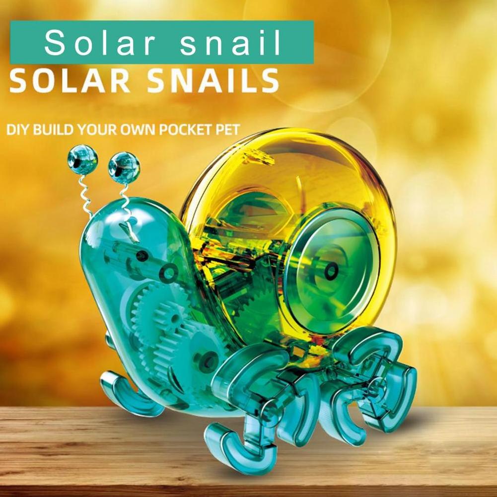 Solar Kids Toys, Assembly DIY Educational Toys Snail Orangutan Robot Solar System Toy//