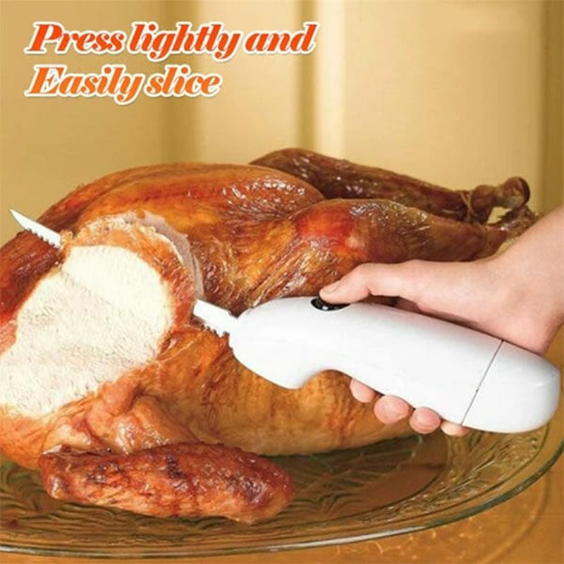 Wholesale Bread Pastry Meat Automatic Kitchen Cutting Tools Serrated Cordless Meat Cutting Bread Electric Knife