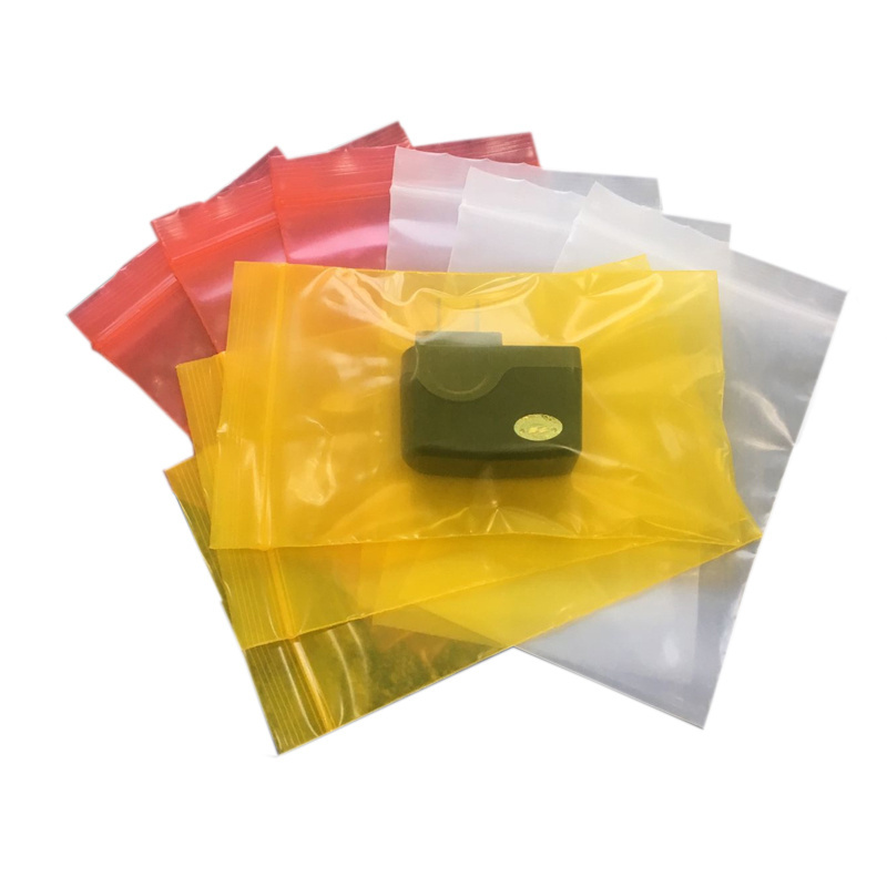 Custom Size ESD PE Bag Anti-static Self Adhesive Shielding Bag Clear Zipper Bag For Electronic