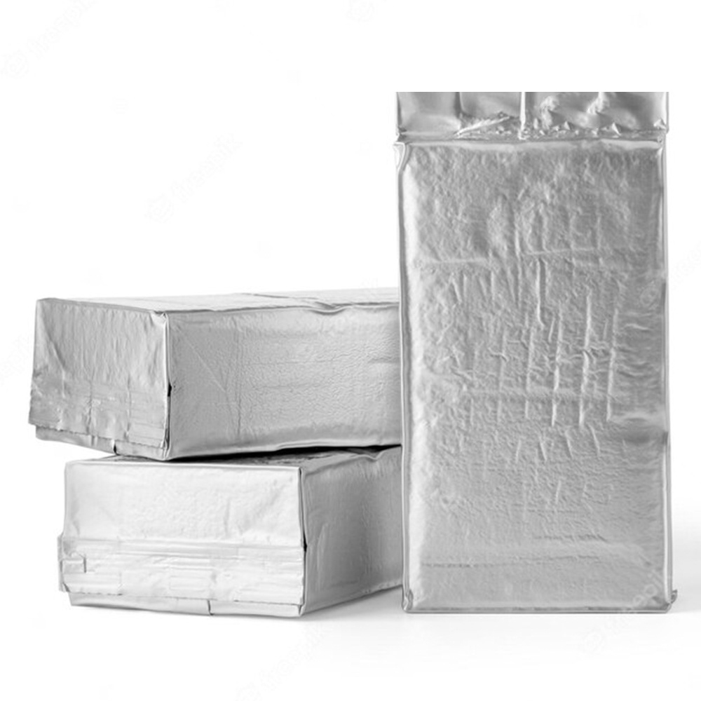 Chemical Fertilizer Packaging Bags Side Gusset Aluminum Foil 25 Kg Moisture-Proof Heavy Load Bag