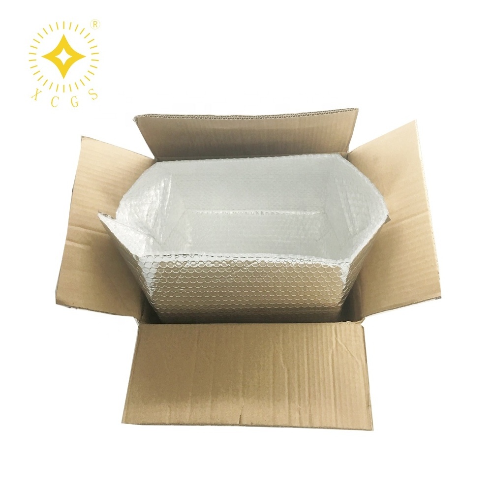 8*8*8 Inches Thermal Insulated Box Liner, Aluminum Foil Food Insulation Cooler Liners Shipping Boxes