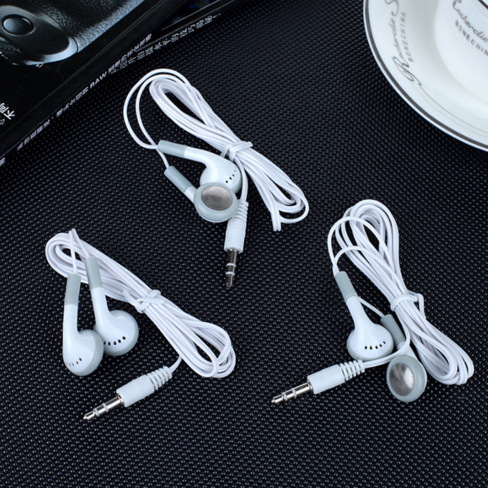 Special Offer MP3 Earphone Disposable Stock Headphones Cheap Gift Earphones Bus Machine Headset