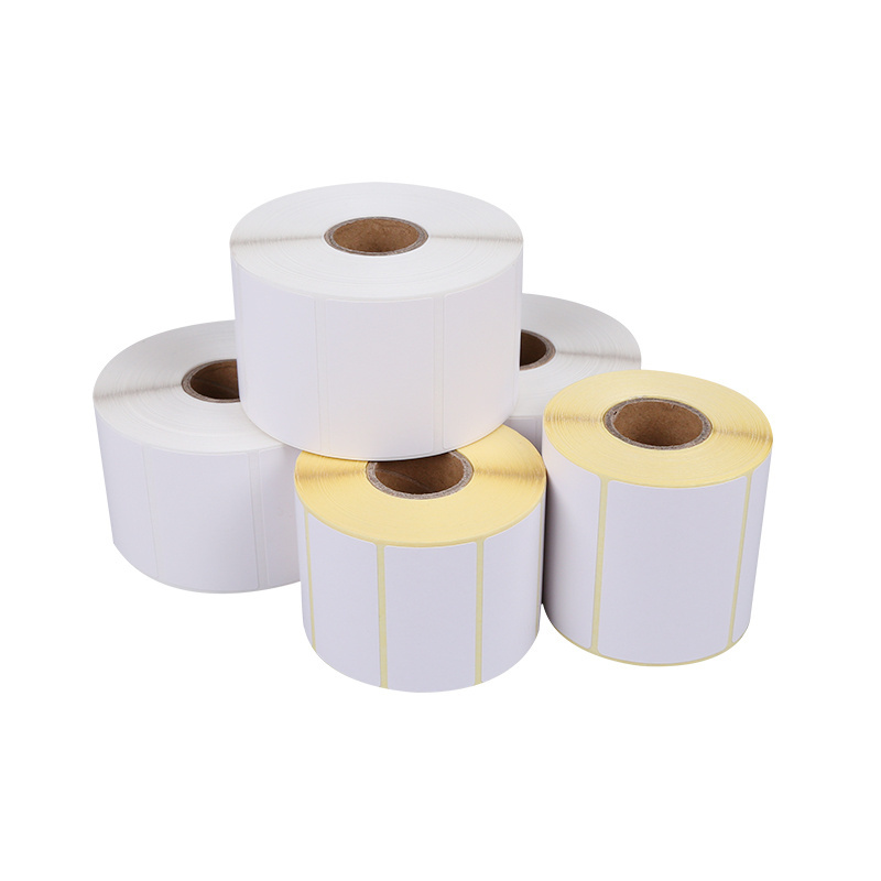 Custom Eco Round Thermal Print Label Roll Cheap Cash Register Thermal Transfer Label Sticker Roll 100X150