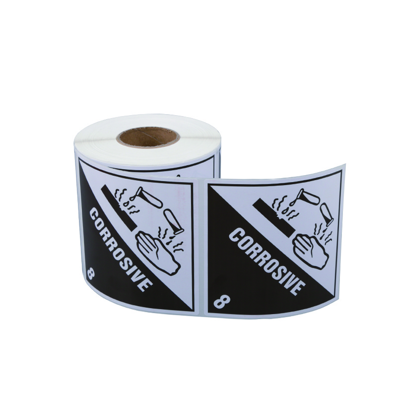 factor direct wholesale logo colour custom thermal continuous labels 80*100 security seal sticker label security